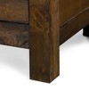 Stratford 2 Drawer Nightstand Classic Brown - Finch: Bedside Storage, Rustic Farmhouse Design - 4 of 4