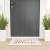 Rachel Szo Merry and Bright Light Looped Vinyl Welcome Mat - Society6 - 2 of 4