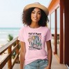 Simply Sage Market Women's Never Stop Exploring Short Sleeve Graphic Tee - XS - Pink - 2 of 3