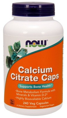Calcium Citrate Caps by Now Foods  -  240 VegCap