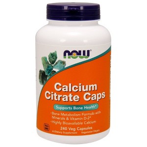 Calcium Citrate Caps by Now Foods  -  240 VegCap - 1 of 2