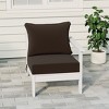 WestinTrends  Avalon Outdoor Patio HDPE Right Arm Facing Sectional Corner Club Chair with Patio Cushions - 2 of 4