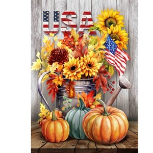 Briarwood Lane Fall Garden Flag 12x18 For Outdoor American Autumn For Fall Garden Flag Flags For Outside - 1 of 4