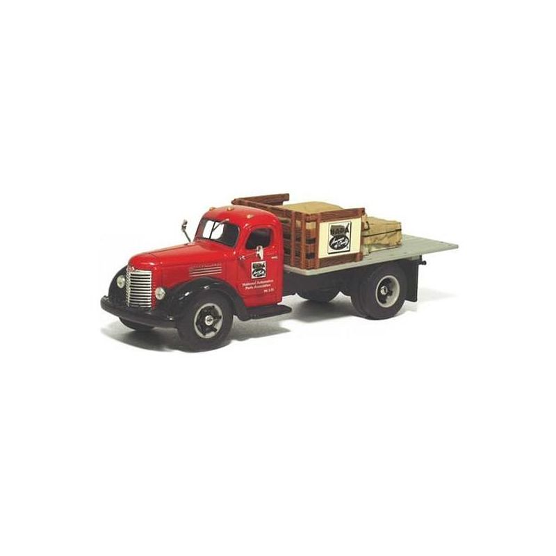 International KB-8 Stake Truck with Tarp Load Napa Auto Parts 1/34 Diecast Model by First Gear, 2 of 4