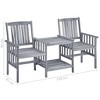 vidaXL Patio Chair, Outdoor Chair for Garden Yard Balcony, Dining Chair with Tea Table and Cushions - 4 of 4