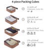 3/4 PCS ABS Lightweight Hard Shell Luggage Set with Spinner Wheels and TSA Lock - ModernLuxe - 4 of 4