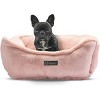 NANDOG Reversible Luxury Microplush Cloud Ultra Plush Dog & Cat Bed - Pink - 2 of 3