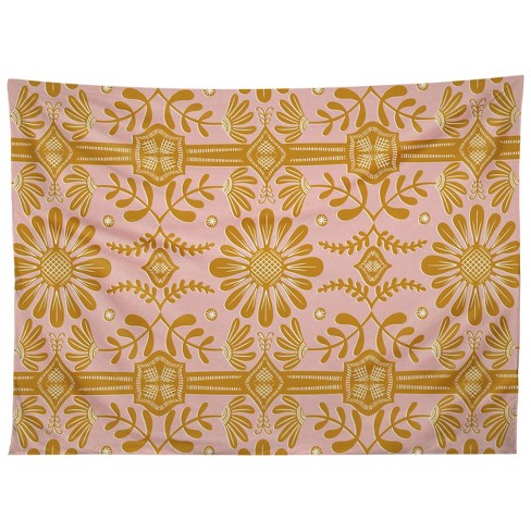 Pink and best sale orange tapestry