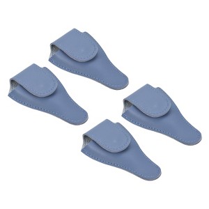 Unique Bargains PU Leather Nail Scissor Protective Cover Small Pointed Nipper Scissor Sheaths 4.5"x2.6" - 1 of 4