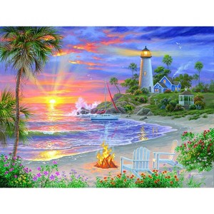 Sunsout Honeymoon Sunset 500 pc   Jigsaw Puzzle 69738 - 1 of 4