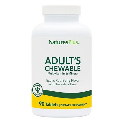 Adult's Multi-Vitamin Exotic Red Fruits by Nature's Plus  -  90 Chewable Tablet