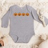 The Juniper Shop Four Pumpkins Long Sleeve Bodysuit - 3 of 4