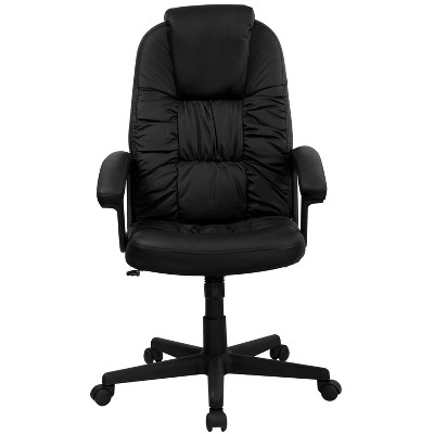 Hansel High Back Black LeatherSoft Executive Swivel Office Chair