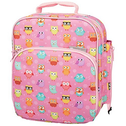 Insulated Lunch Bag with Water Bottle Holder - Girls and Boy