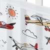 Sweet Jojo Designs Boy BreathableBaby Breathable Mesh Crib Liner Airplane Red Blue and White - 4 of 4