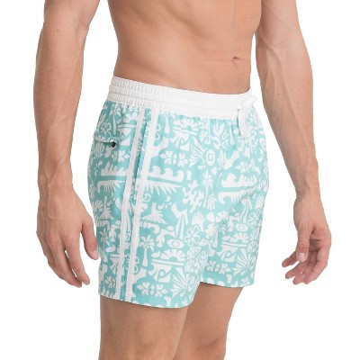 Boards Men's 5.5" Compression Liner Primitive Aqua Swim Trunks | Large — фото 3