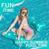 Cute Bow-Knot Lounge Floatie Water Chair, Saddle, Drifter Pool Hammock for Adults - Blue - 3 of 4