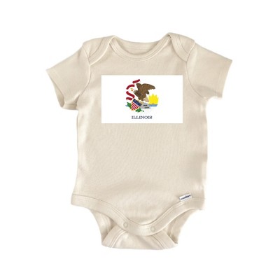 Illinois - Baby Boy Girl Clothes Infant Onesie® Funny Cute GS1