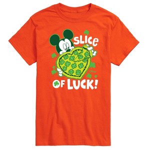 Men's - Disney - Slice Of Luck Short Sleeve Graphic T-Shirt - 1 of 4