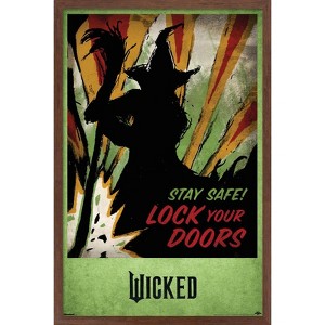 Trends International Wicked: For Good (2025) - Stay Safe Framed Wall Poster Prints - 1 of 4