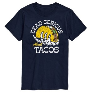 Men's - Instant Message - Dead Serious About Tacos Short Sleeve Graphic T-Shirt - 1 of 4