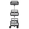 VidaXL Storage Trolley 23.2"x7.9"x29.5" Aluminum - 4 of 4