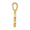 Black Bow Jewelry 14k Yellow Gold Polished Plain Heart Pendant, 13mm - 2 of 4