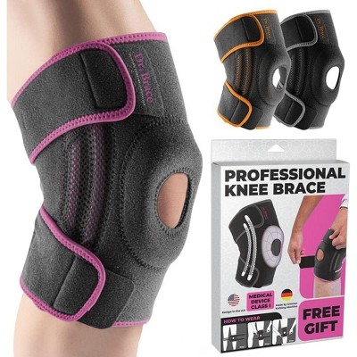 DR. BRACE ELITE Knee Brace with Side Stabilizers & Patella Gel Pads for Maximum Knee Pain Support and fast recovery for men and women