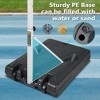 RISOKEYS Portable Poolside Basketball Hoop, Height Adjustable 3.1ft-4.7ft, with 36" Backboard for Indoor Outdoor Use - 4 of 4