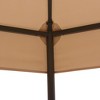vidaXL Garden Marquee Gazebo Pavilion Tent Beige 127.2"x104.3" - 3 of 4