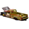 Chevrolet Silverado Dually Truck Tan and Carbon with Graphics "Kaido House" Special 1/64 Diecast Model Car by Mini GT - 4 of 4