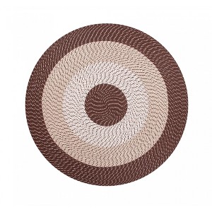 Country Stripe Collection 100% Polypropylene Reversible Indoor Area Utility Rug - Better Trends - 1 of 4