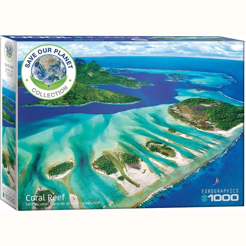 Eurographics Inc. Coral Reef 1000 Piece Jigsaw Puzzle, 1 of 6