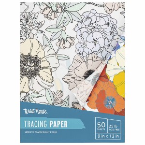 Brea Reese Tracing Paper - 50 Sheets, 9"x12", 25 lb Acid-Free,Smooth&Transparent - 1 of 4