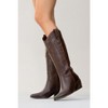 Pietro - Brown Leather Western Knee High Boot (Women) | Forever & Always Shoes - 3 of 4