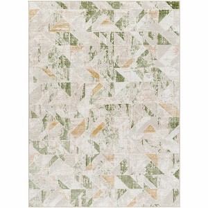 Hauteloom Gonca Gray Geometric Area Rug - 1 of 4