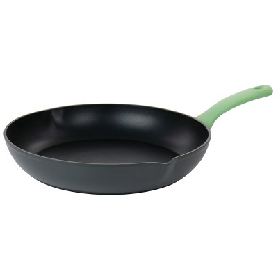 Initiatives 12 In. Black Non-Stick Fry Pan w/ Pour Spout - Power Townsend  Company