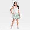 Girls' Smocked Drop Waist Tiered Floral Skirt - art class™ - 3 of 3