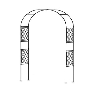 Orieon Metal Garden Arbor Arch Trellis – 59"x15.7"x86.6" Heavy-Duty Iron Arch for Climbing Plants & Outdoor Decor. - 1 of 4