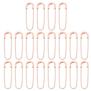 Unique Bargains Metal DIY Blankets Brooch Making Home Sewing Large Safety Pins - 1 of 4