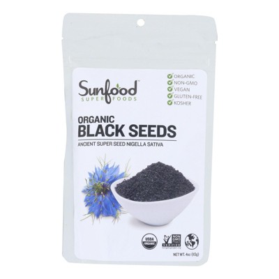 Sunfood Organic Black Seeds - 4 oz
