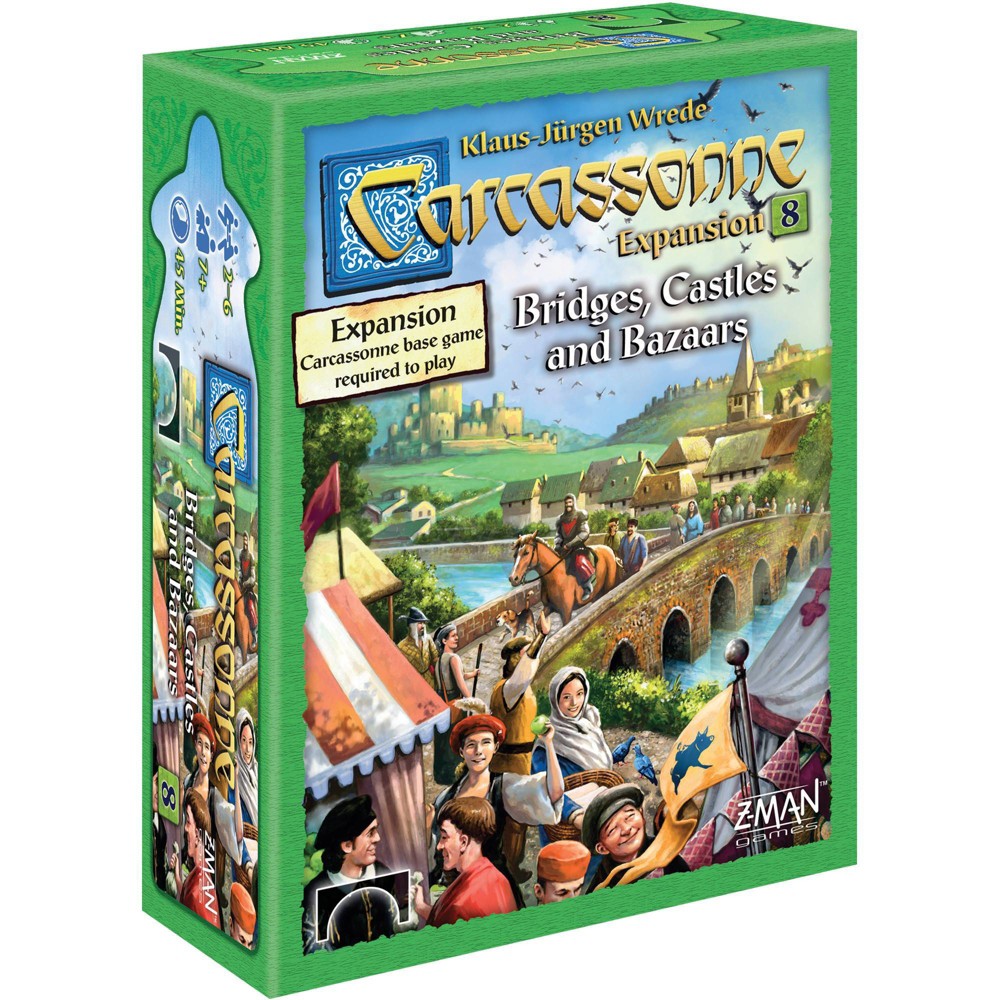 Z-Man Games Carcassone Bridges, Castles and Bazaars Expansion