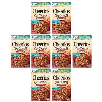 Cheerios Oat Crunch Cinnamon Family Size Cereal - 192oz/8ct