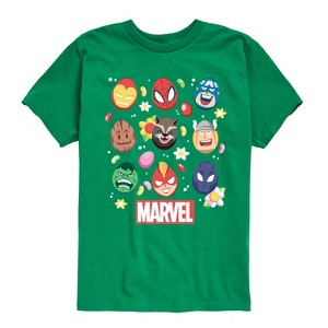 Boys' - Marvel - Easter Egg Group Short Sleeve Graphic T-Shirt - 1 of 4