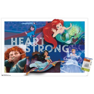 Trends International Disney Princess - Heart Unframed Wall Poster Prints - 1 of 4