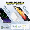 Overtime Wall and Car Charger Kit with Apple MFI Certified 6ft USBC-to-Lightning Charging Cable for Apple iPhone/iPad Lightning Devices, White - 4 of 4