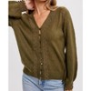 Women's LACE TRIM BUTTON UP PULLOVER - BluIvy - 4 of 4