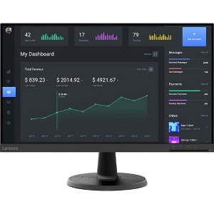 Lenovo D24-40 24" Full HD 75Hz 16:9 4ms VA Monitor, Raven Black (67A2KCC6US) - 1 of 4