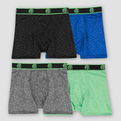 Boys' 4pk Embossed Poly Boxer Briefs 