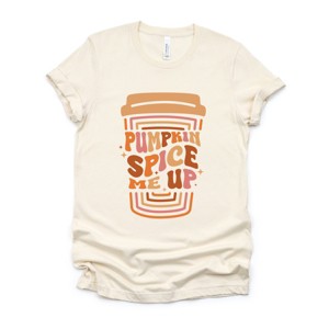 Simply Sage Market Pumpkin Spice Me Up Cup Short Sleeve Tee - 1 of 4